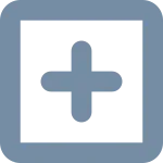 Plus Square S SVG Icon